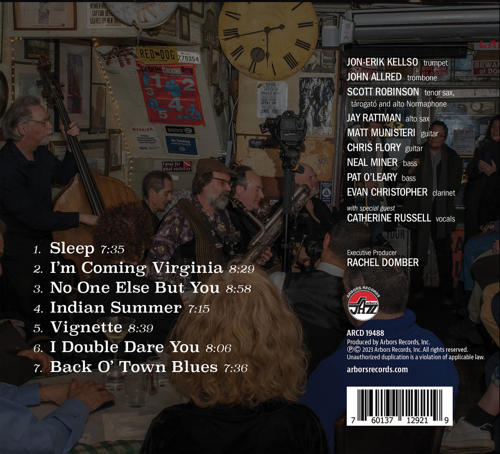 JonErik Kellso and the EarRegulars Live at the Ear Inn arborsrecords inc